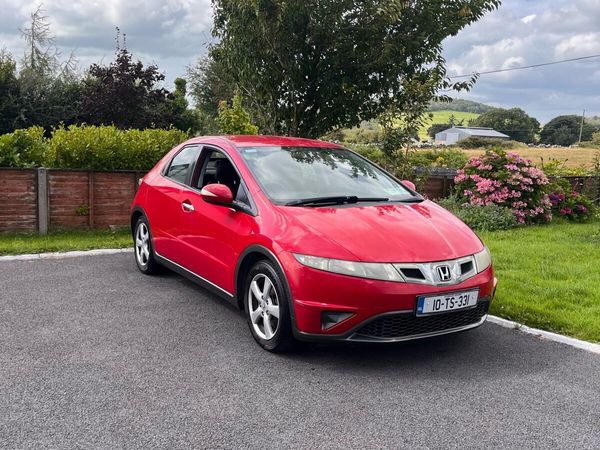 Honda Civic Hatchback, Petrol, 2010, Red