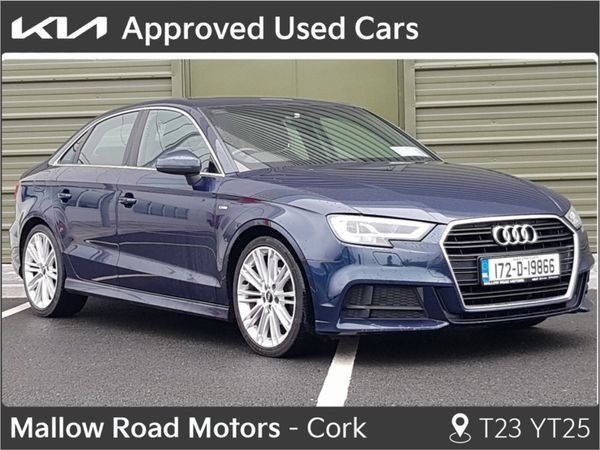 Audi A3 Saloon, Diesel, 2017, Blue