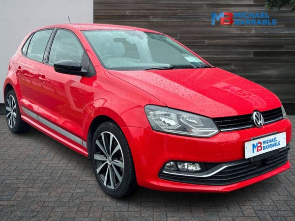 Volkswagen Polo Hatchback, Petrol, 2017, Red