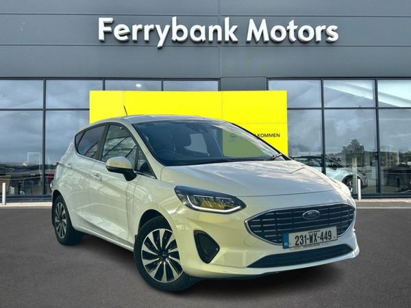 Ford Fiesta Hatchback, Petrol Hybrid, 2023, White