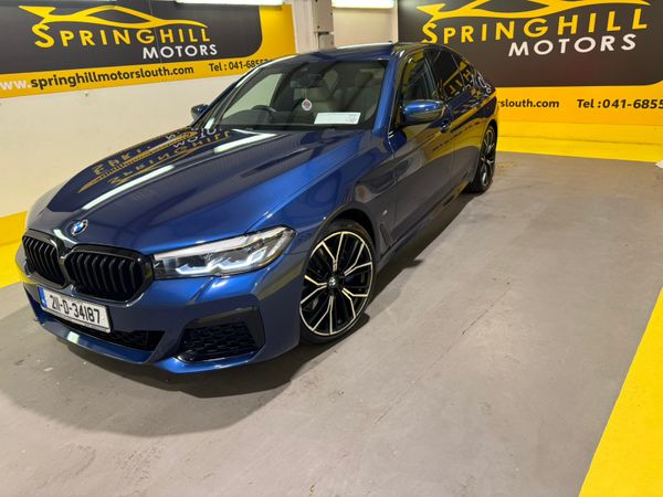 BMW 5-Series Saloon, Diesel, 2021, Blue