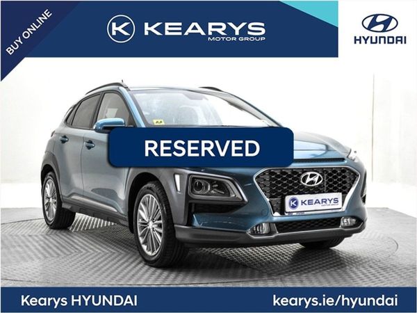 Hyundai KONA Crossover, Petrol, 2018, Blue