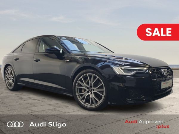 Audi A6 Saloon, Petrol Hybrid, 2024, Black