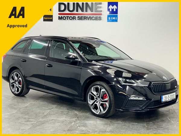 Skoda Octavia Estate, Petrol Hybrid, 2021, Black