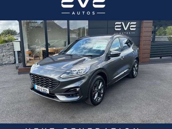 Ford Kuga SUV, Petrol Plug-in Hybrid, 2022, Grey