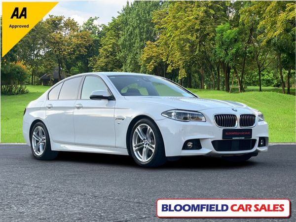 BMW 5-Series Saloon, Diesel, 2017, White