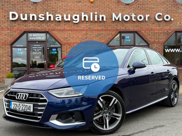 Audi A4 Saloon, Diesel, 2022, Blue
