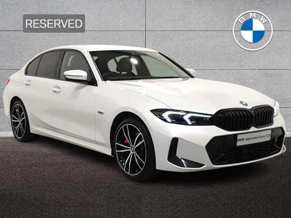 BMW 3-Series Saloon, Petrol Plug-in Hybrid, 2023, White