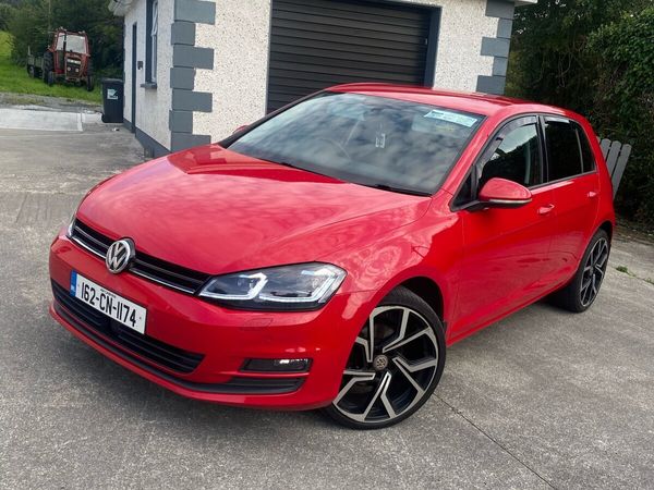 Volkswagen Golf Hatchback, Diesel, 2016, Red