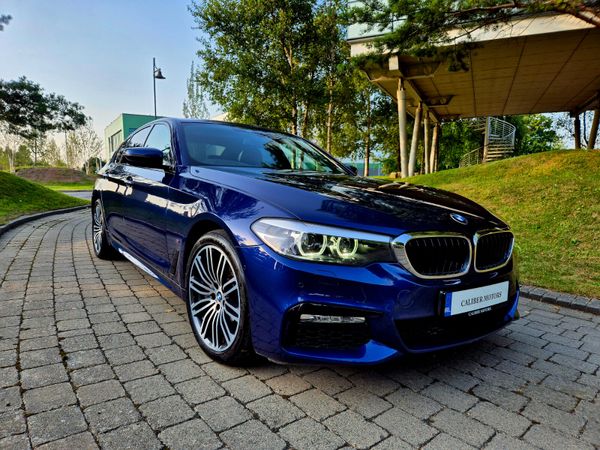 BMW 5-Series Saloon, Petrol Plug-in Hybrid, 2018, Blue