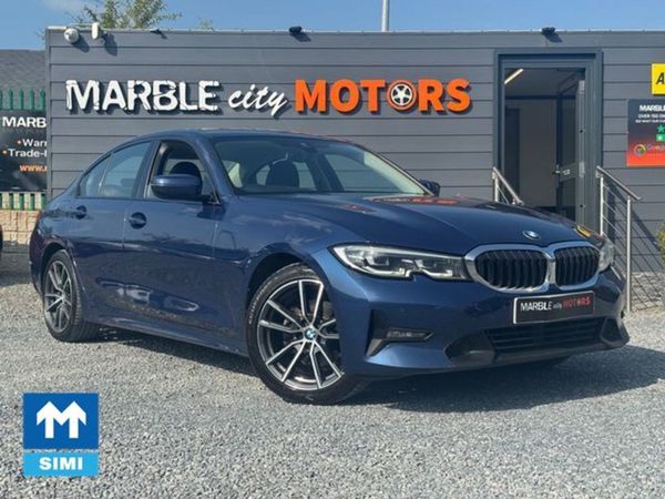 BMW 3-Series Saloon, Hybrid, 2020, Blue
