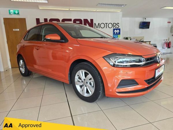 Volkswagen Polo Hatchback, Petrol, 2020, Orange
