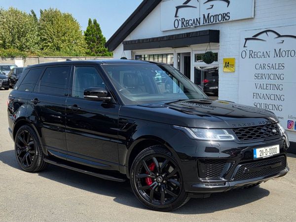 Land Rover Range Rover Sport Estate, Petrol Plug-in Hybrid, 2021, Black