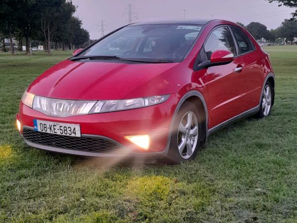 Honda Civic Hatchback, Petrol, 2008, Red