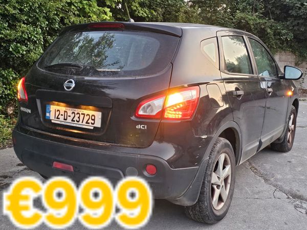 Nissan Qashqai Hatchback, Diesel, 2012, Black