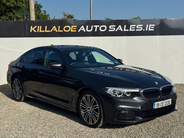 BMW 5-Series Saloon, Petrol Plug-in Hybrid, 2019, Grey