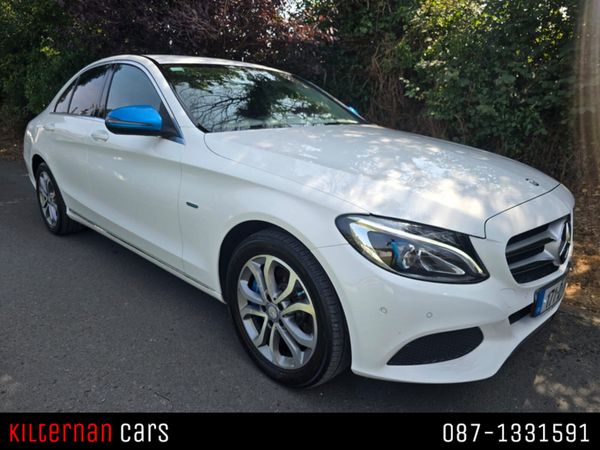 Mercedes-Benz C-Class Saloon, Petrol Plug-in Hybrid, 2017, White