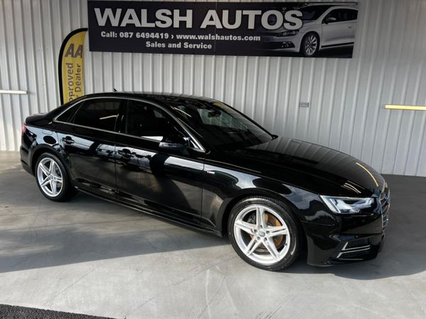 Audi A4 Saloon, Diesel, 2017, Black