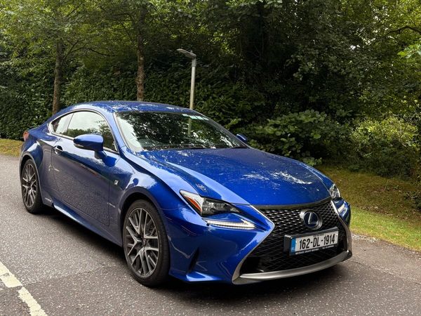 Lexus RC Coupe, Petrol Hybrid, 2016, Blue