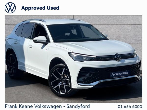 Volkswagen Tiguan SUV, Petrol Hybrid, 2024, White
