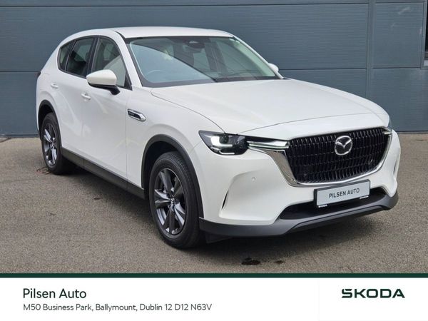 Mazda CX-60 SUV, Petrol Plug-in Hybrid, 2023, White