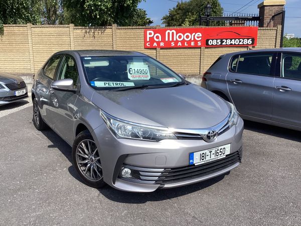 Toyota Corolla Saloon, Petrol, 2018, Grey