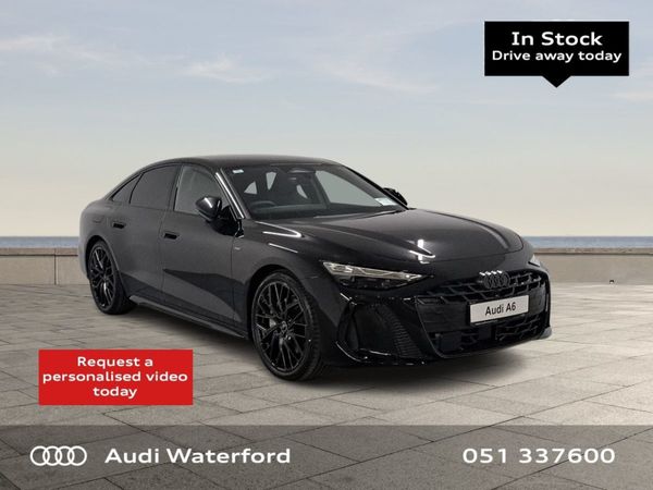 Audi A6 Saloon, Petrol Plug-in Hybrid, 2025, Black