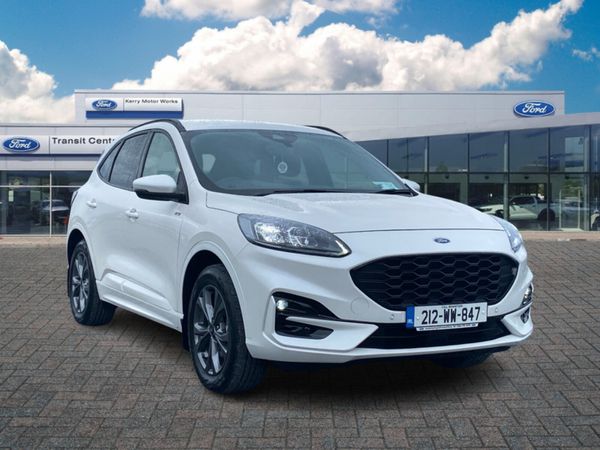 Ford Kuga SUV, Petrol Plug-in Hybrid, 2021, White