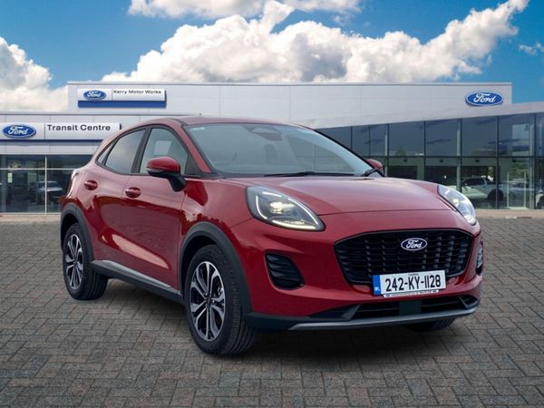 Ford Puma MPV, Petrol Hybrid, 2024, Red