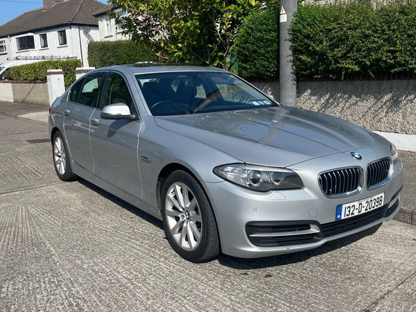 BMW 5-Series Saloon, Diesel, 2013, Silver