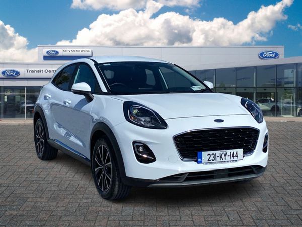 Ford Puma SUV, Petrol Hybrid, 2023, White