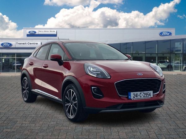 Ford Puma MPV, Petrol Hybrid, 2024, Red