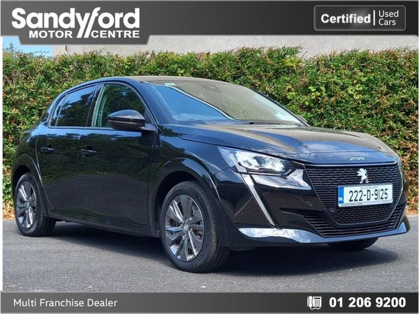Peugeot 208 Hatchback, Electric, 2022, Black