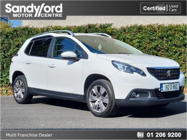 Peugeot 2008 SUV, Petrol, 2018, White