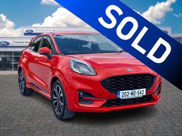 Ford Puma MPV, Petrol Hybrid, 2020, Red