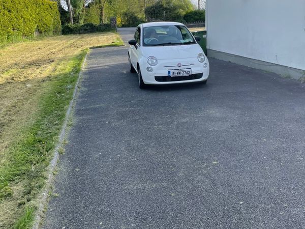 Fiat 500 Hatchback, Petrol, 2014, White