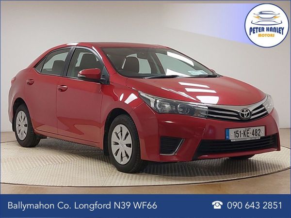 Toyota Corolla Saloon, Diesel, 2015, Red