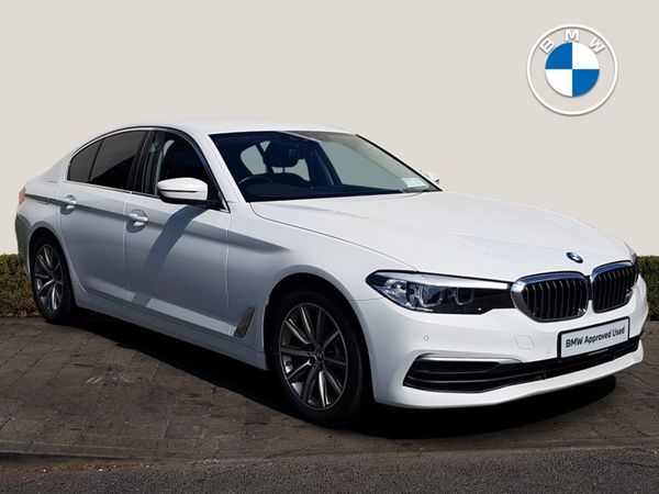 BMW 5-Series Saloon, Diesel, 2019, White