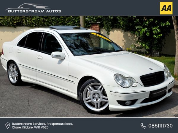 Mercedes-Benz C-Class Saloon, Petrol, 2002, White