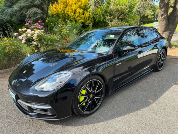 Porsche Panamera Estate, Petrol Hybrid, 2018, Black
