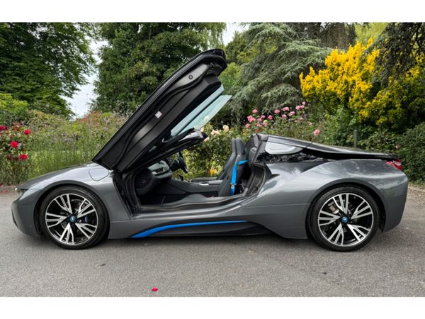 BMW i8 Convertible, Petrol Plug-in Hybrid, 2020, Grey
