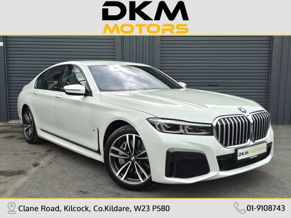 BMW 7-Series Saloon, Petrol Hybrid, 2021, White