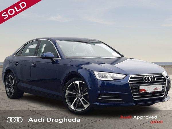 Audi A4 Saloon, Diesel, 2018, Blue