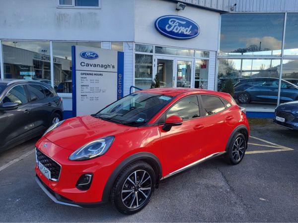 Ford Puma MPV, Petrol Hybrid, 2021, Red