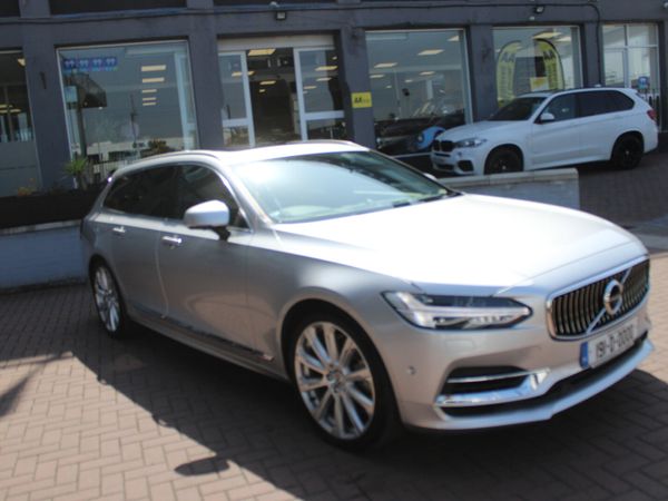Volvo V90 Estate, Petrol Hybrid, 2019, Silver