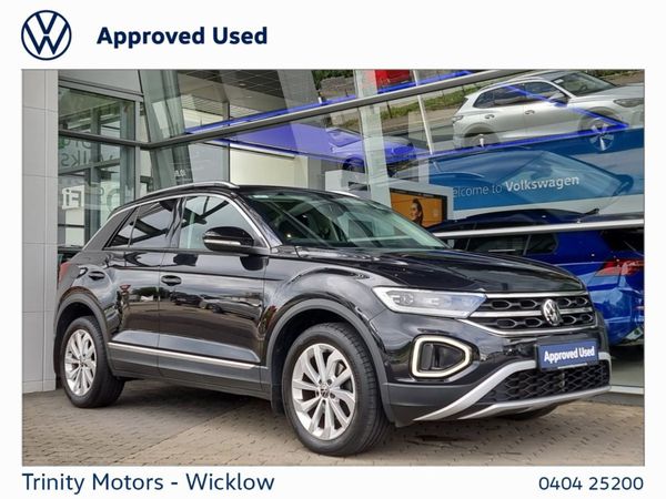 Volkswagen T-Roc SUV, Petrol, 2023, Black