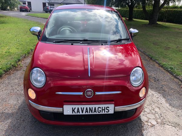 Fiat 500 Hatchback, Petrol, 2014, Red