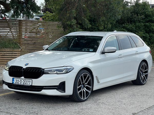 BMW 5-Series Estate, Diesel, 2021, White