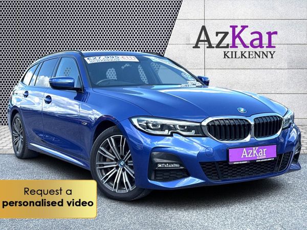 BMW 3-Series Estate, Petrol Plug-in Hybrid, 2021, Blue
