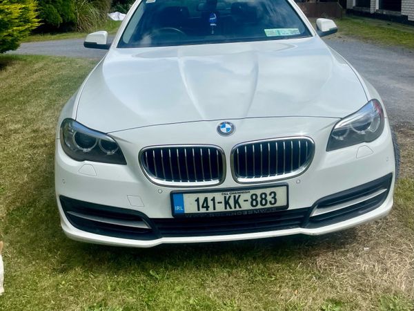 BMW 5-Series Saloon, Diesel, 2014, White